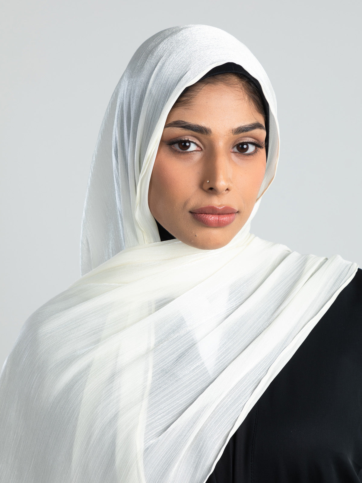 Dove White - Luxury Satin Hijab
