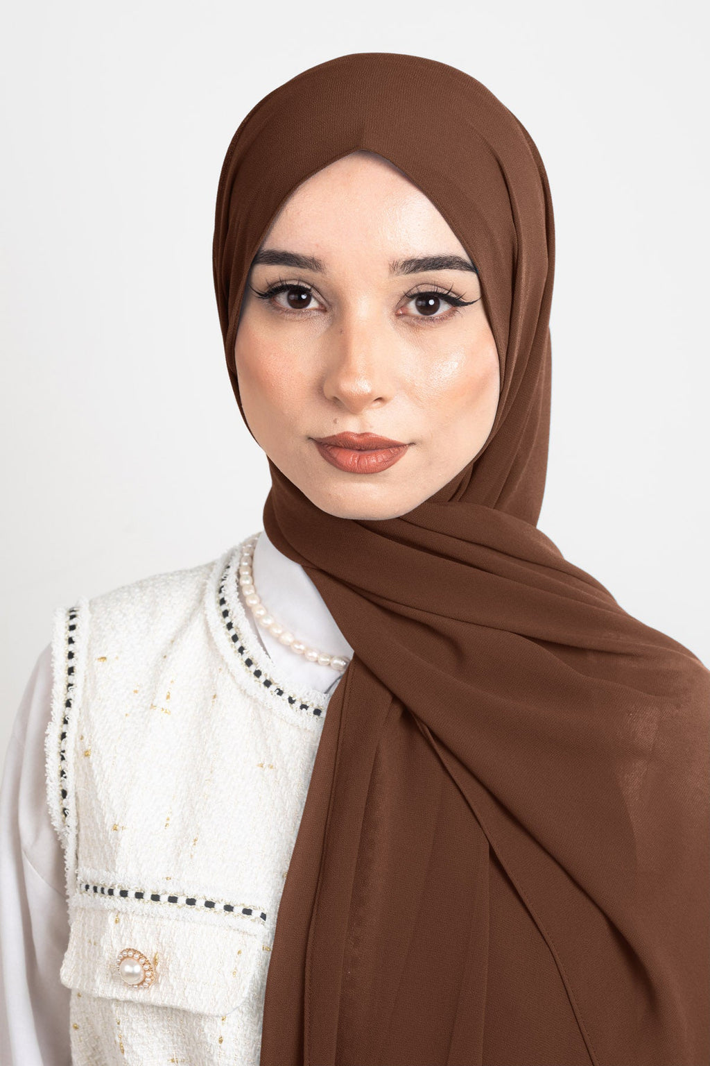 Mocha - Premium Chiffon Hijab