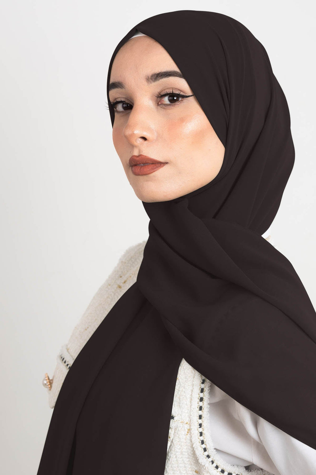 Mahogany - Premium Chiffon Hijab