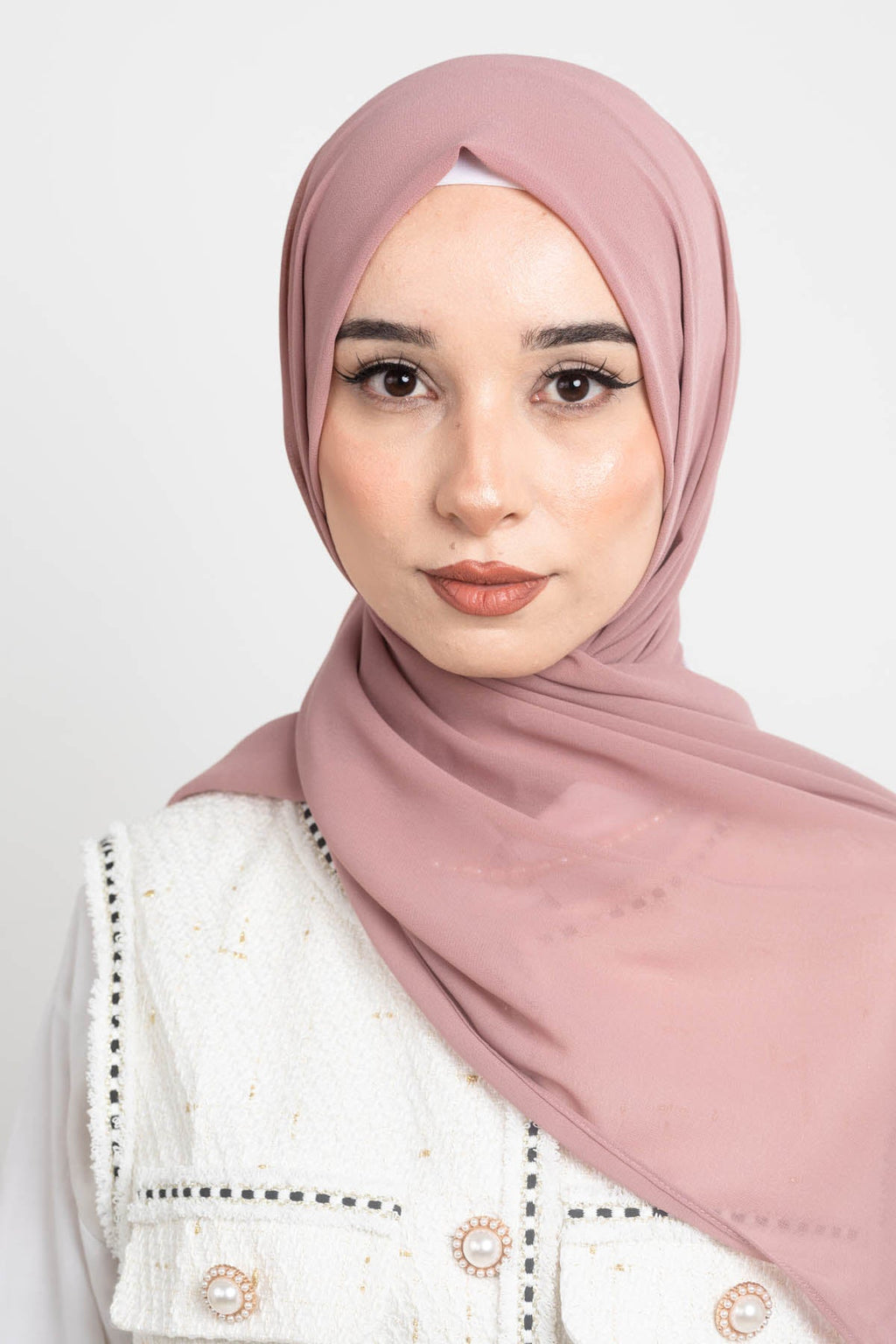 Nude pink - Premium Chiffon Hijab