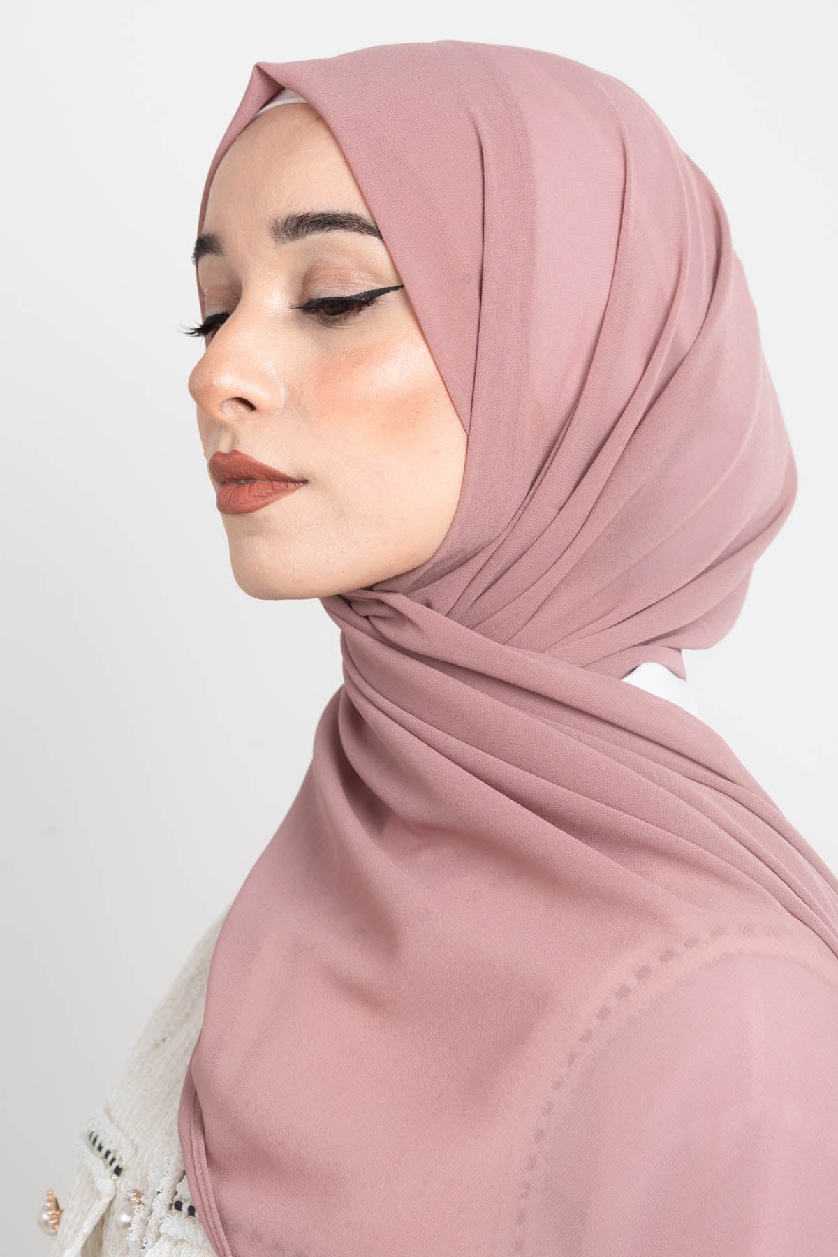 Nude pink - Premium Chiffon Hijab