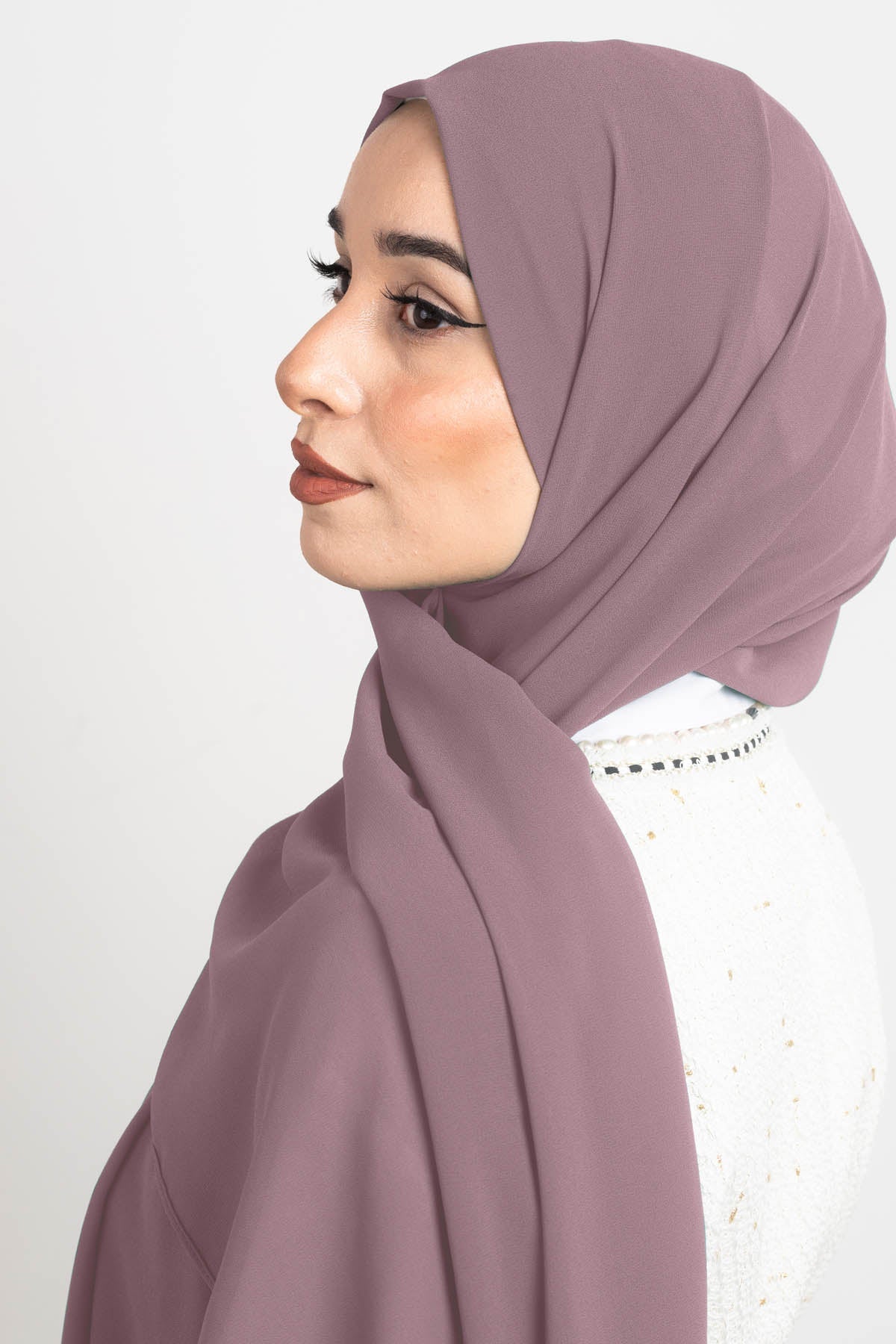 Mauve - Premium Chiffon Hijab