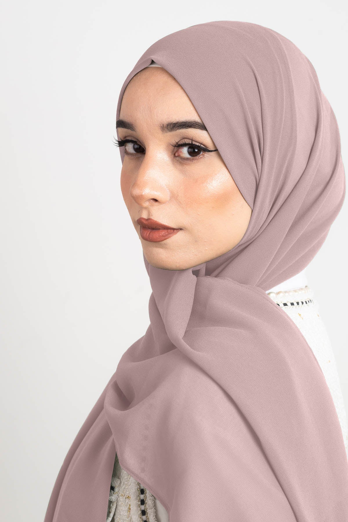 Pastel Pink - Premium Chiffon Hijab