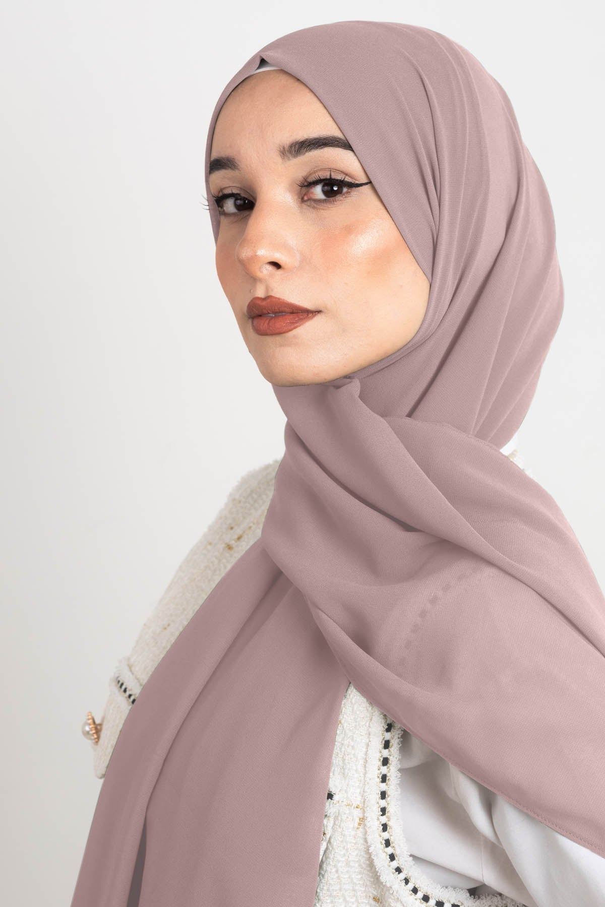 Pastel Pink - Premium Chiffon Hijab