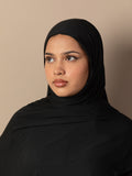 Black - Premium Jersey Hijab