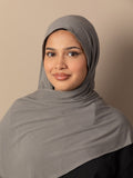 Charcoal Grey - Premium Jersey Hijab