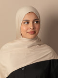 Cream - Premium Jersey Hijab