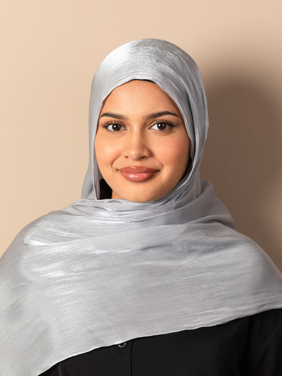 Frosted Blue - Luxury Satin Hijab