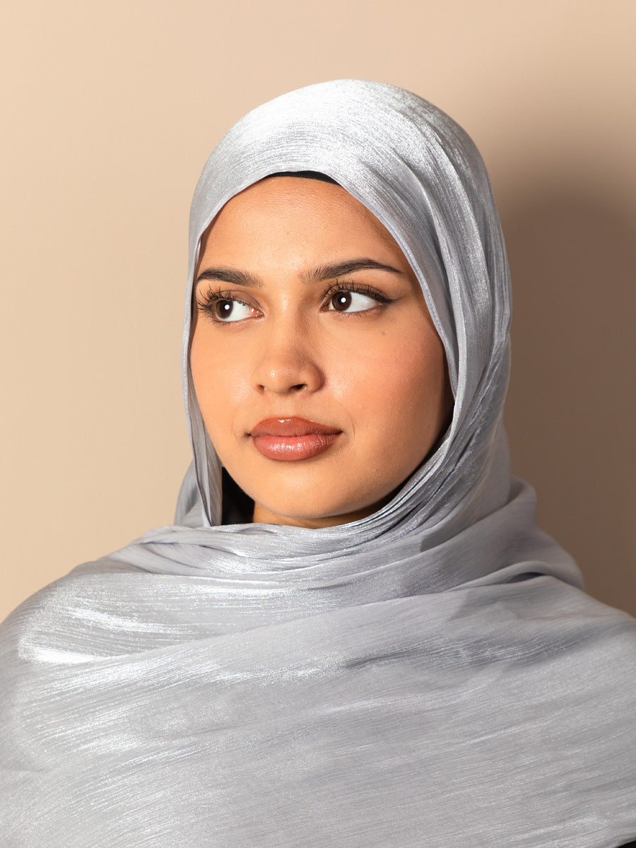 Frosted Blue - Luxury Satin Hijab