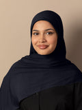 Navy Blue - Premium Jersey Hijab