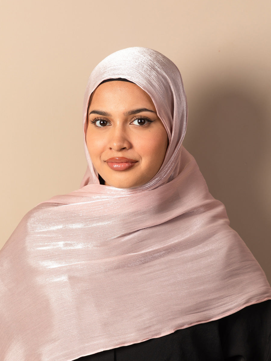 Pink Pearl - Luxury Satin Hijab