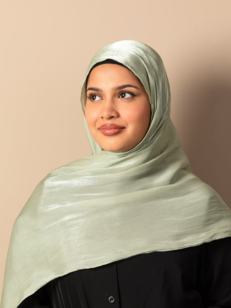 Sage - Luxury Satin Hijab