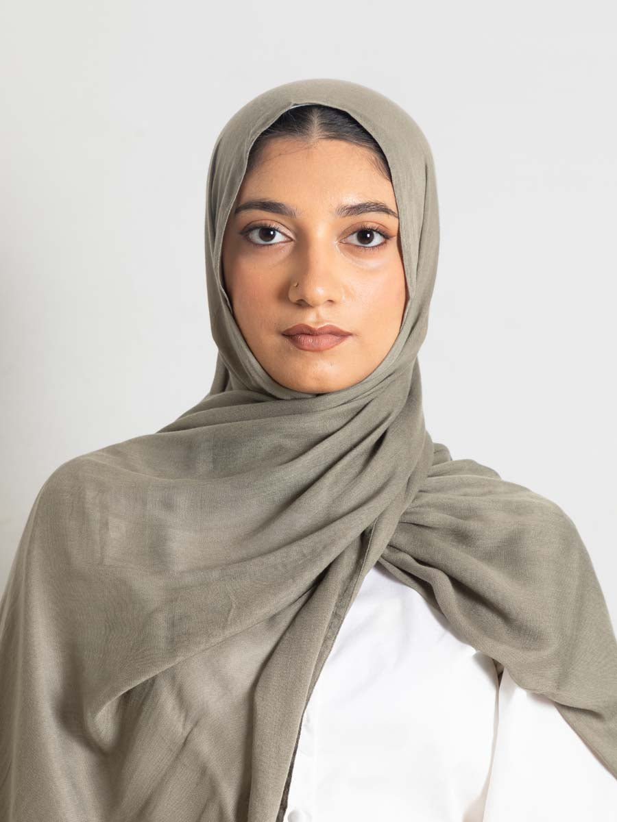 Warm Grey - Modal Hijab